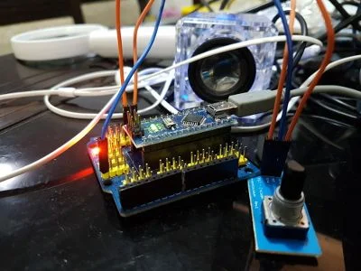 Encoder rotativo P17 da GBK Robotics