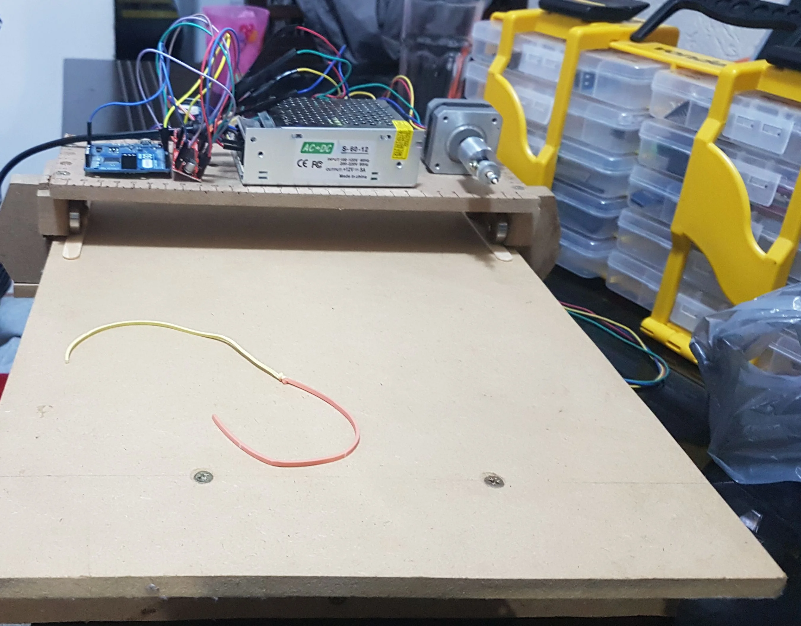 CNC parte II - Testando plataforma 1