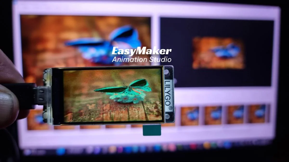 Animação no T-Display com EasyMaker-AS