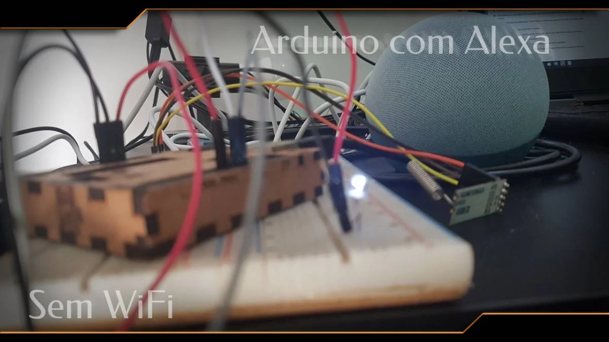 Arduino com Alexa sem WiFi, bluetooth ou ethernet