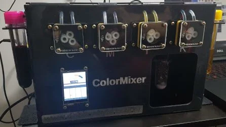 Misturador de cores CMYK com ESP32 DIY