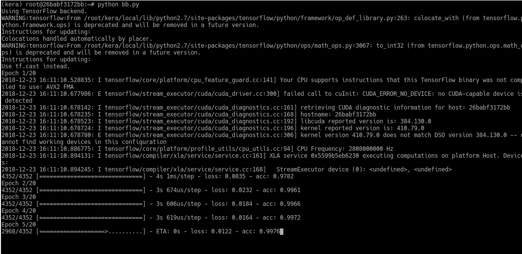 Deep Learning com Keras - Primeira rede neural