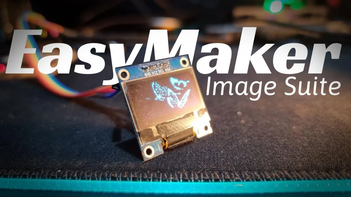 Imagem em display OLED com EasyMaker