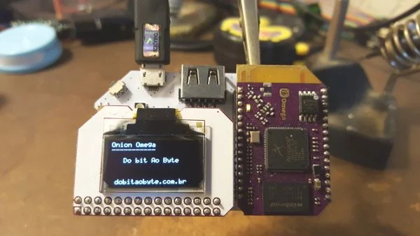 Display OLED do Onion Omega