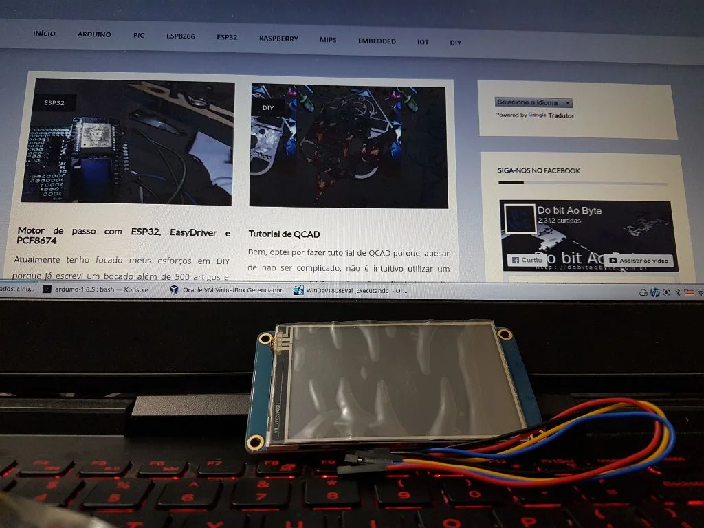 Display Nextion com Arduino