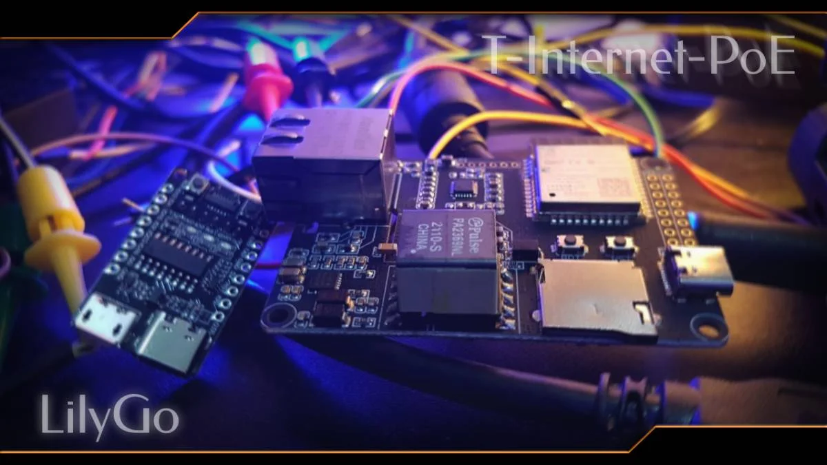 Roteador com ESP32: T-Internet-PoE