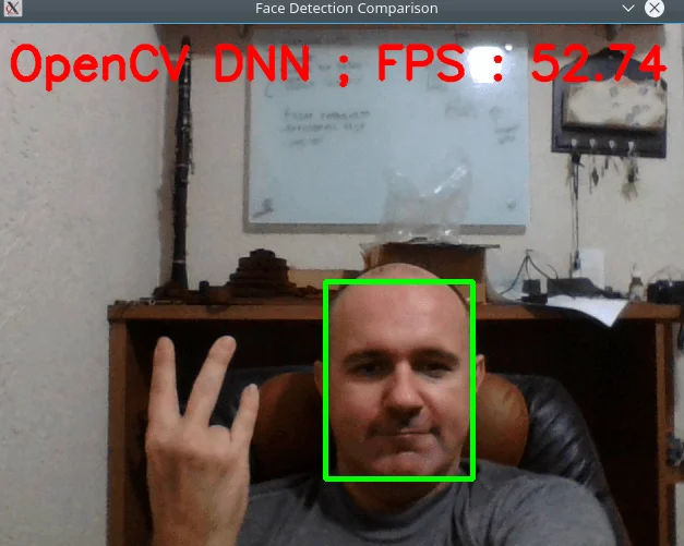 Face detection com DNN no OpenCV