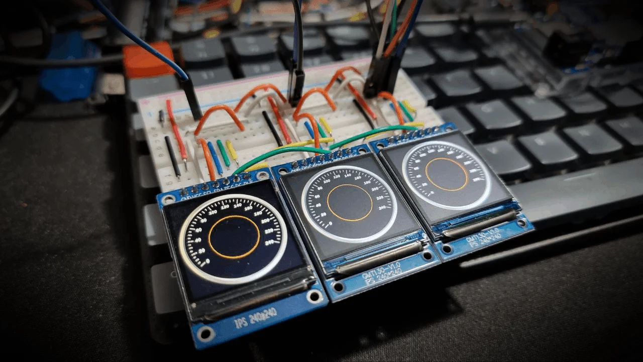 Como controlar N displays SPI no mesmo barramento