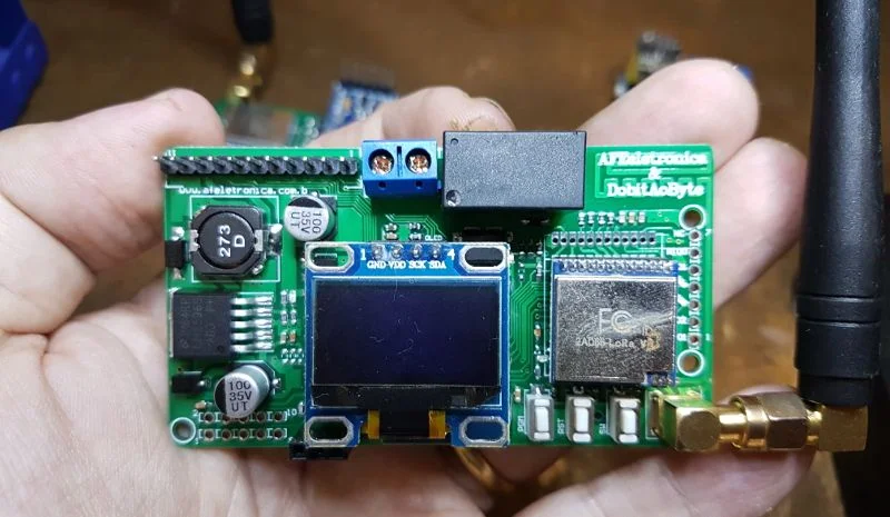 AFSmartRadio ESP32 - LoRA, WiFi e bluetooth juntos!