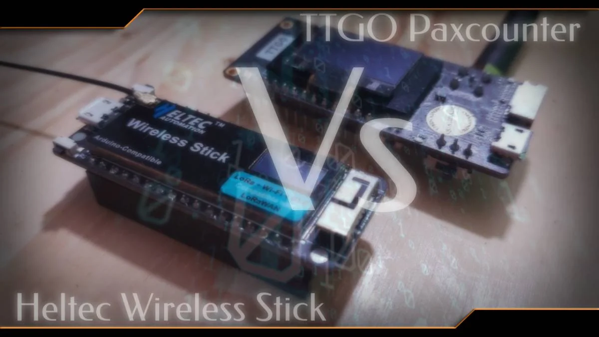Paxcounter ou Heltec Wireless Stick - Qual a melhor?