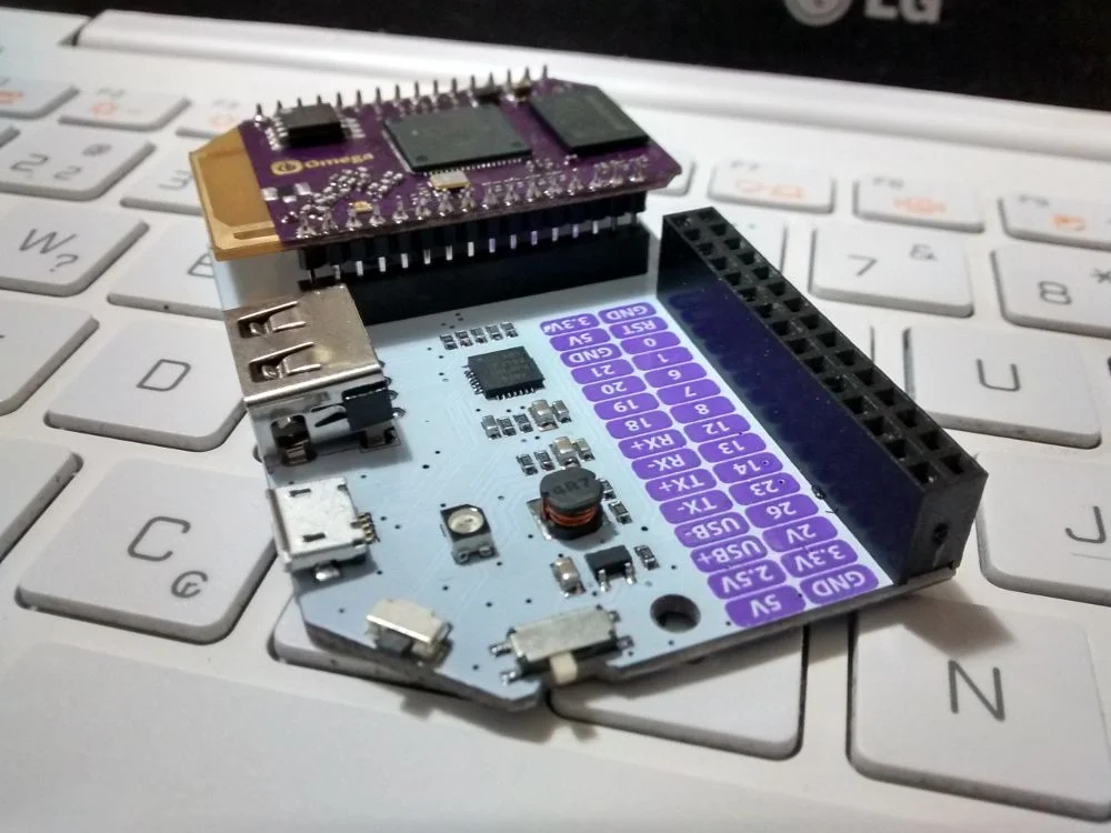 Onion Omega - Interface de gerenciamento