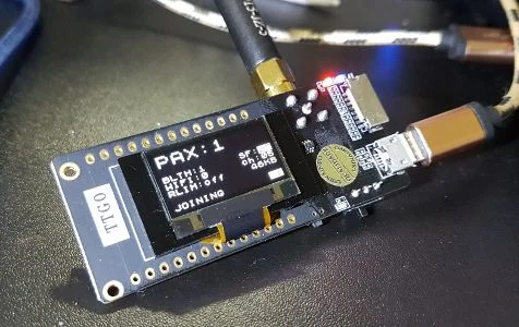 TTGO ESP32 LoRa - Ou, ESP32 Paxcounter