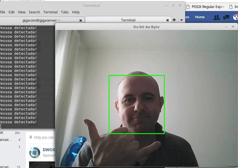 Face detection com OpenCV