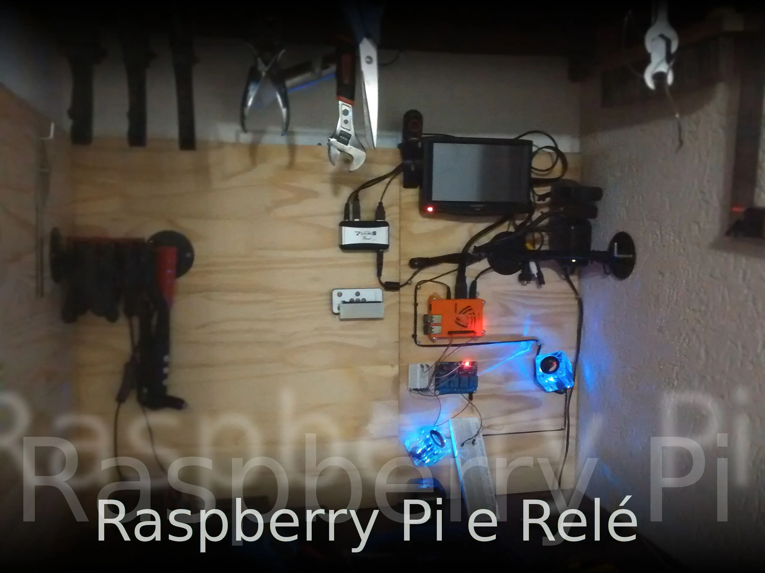Controle relé, porta e status com MQTT.