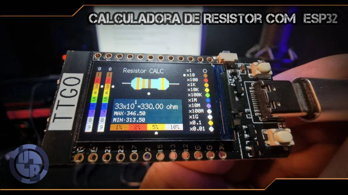 Calculadora de resistor com ESP32