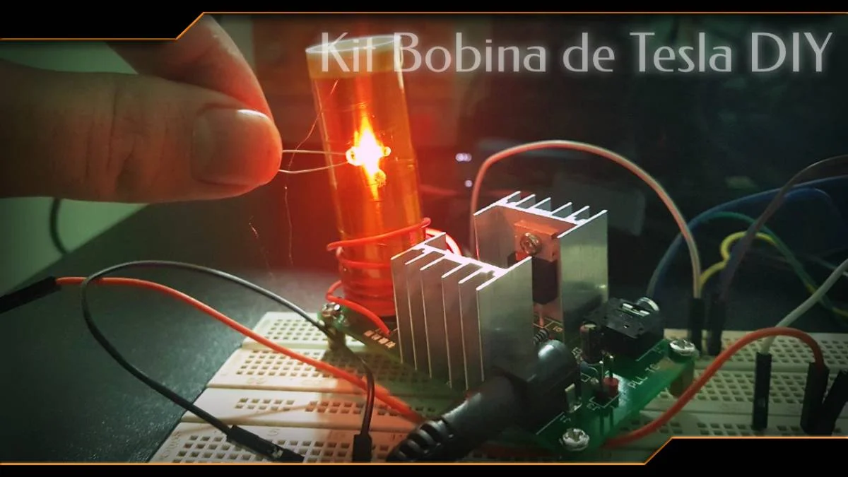 Kit bobina de Tesla - Não precisa ser técnico
