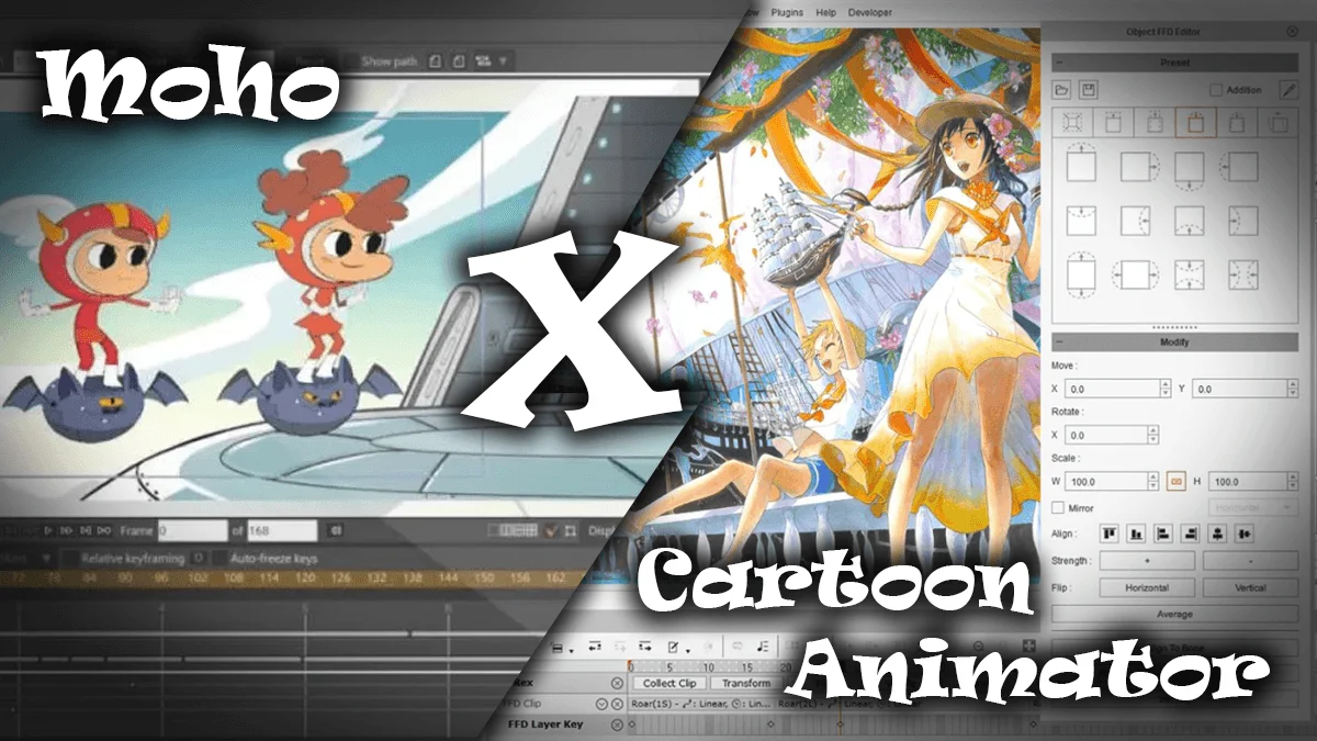 Animação 2D: Moho ou Cartoon Animator?