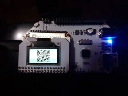 Gerador de QR Code com Omega2