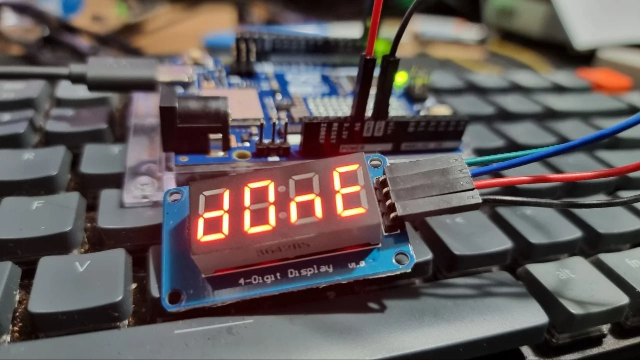 Display  two wire TM1637 com Arduino