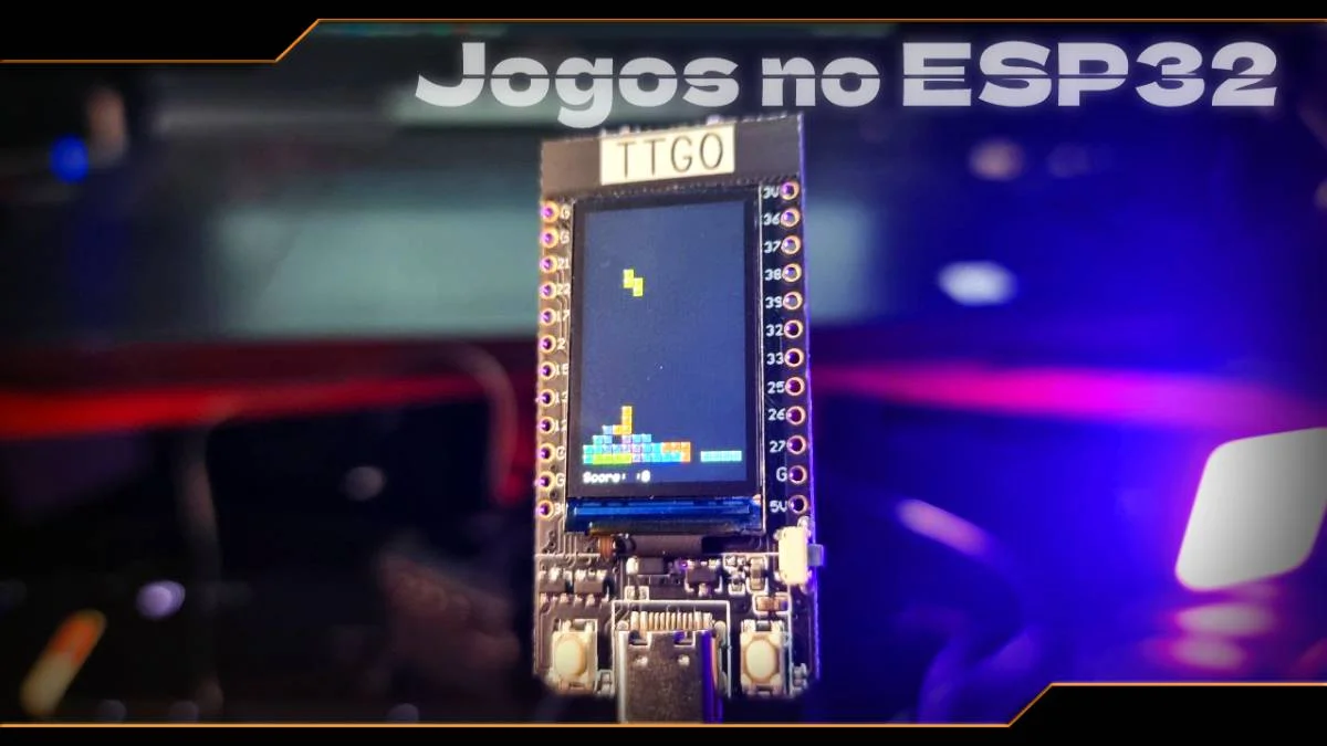 Jogos no ESP32 #04: Tetris