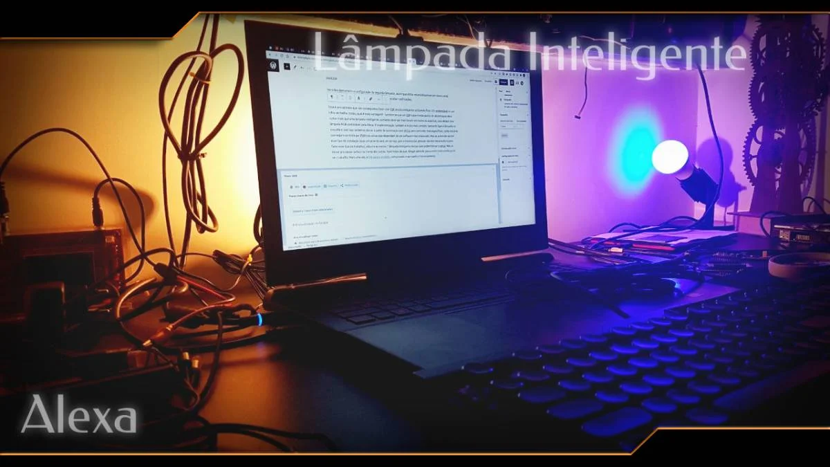 Lâmpada inteligente Elgin com Alexa
