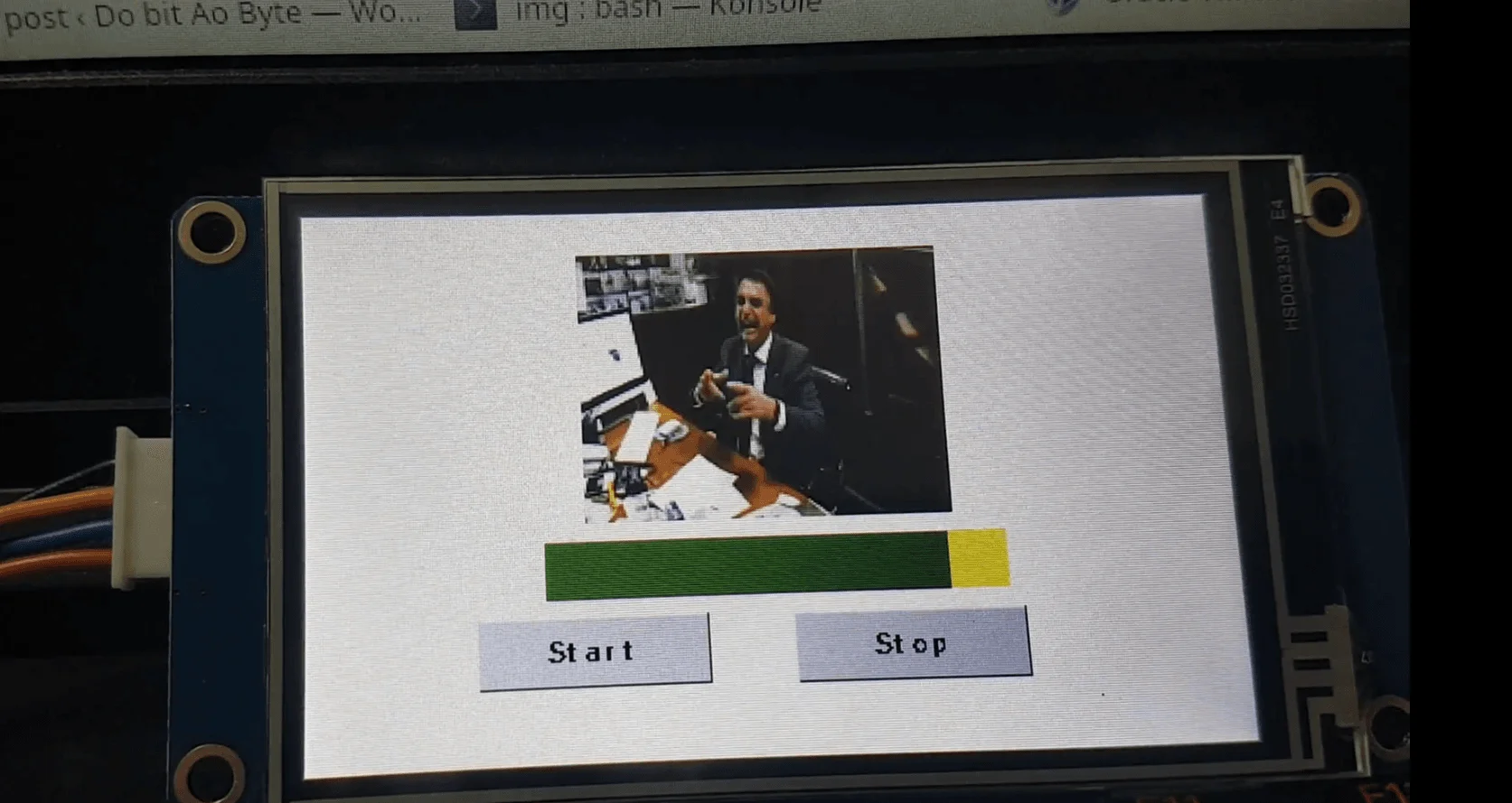 Gif animado no display Nextion