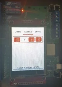 LVGL - Matriz de botões ou containers com botões?