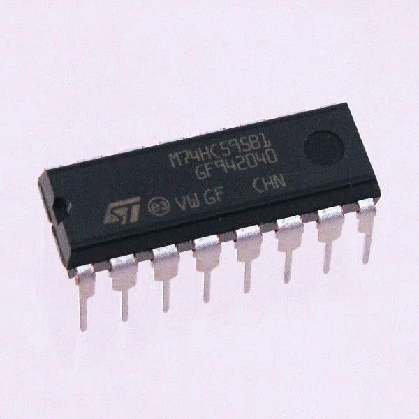 Como usar o shift register 74HC595