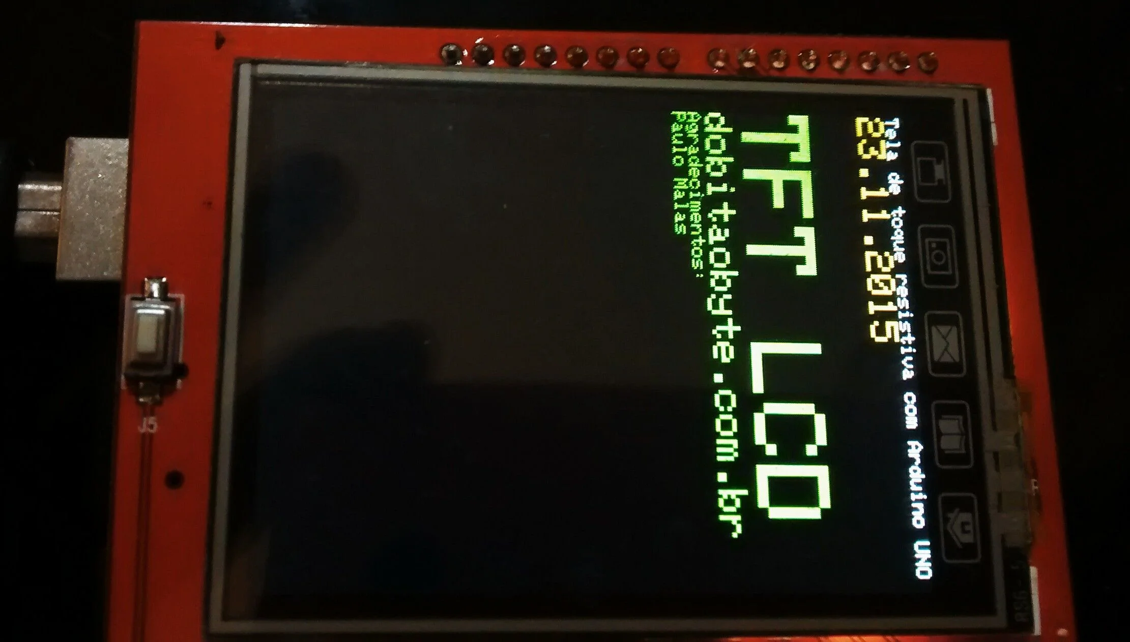 TFT LCD com Arduino