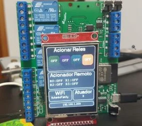 ILI9341 com TFT_eSPI na AFSmartControl