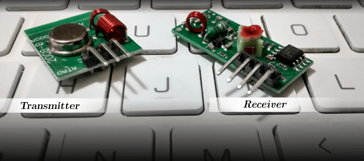 Rádio frequência com Arduino (com strings)