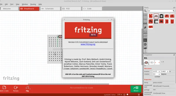 Introdução ao Fritzing para Arduino